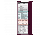 WhiteCoat Clipboard® Trifold - Wine Occupational Therapy Edition